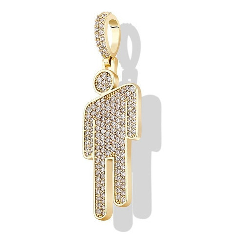 Collar Billie Eilish Blohsh Con Diamantes De Circonita De Mo