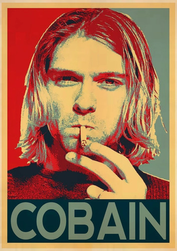 #186 Kurt Cobain Poster 30x40 Envios A Todo El Pais!