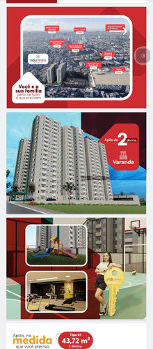 Apartamento De 2 Dormitórios Com Varanda