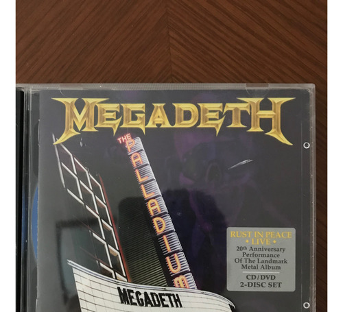 Megadeth Rust In Peace Live Cd + Dvd