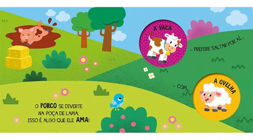 Crie, Leia E Brinque - Animais Da Fazenda, De Susie Brooks. Editorial Ciranda Cultural, Tapa Cartonado En Português