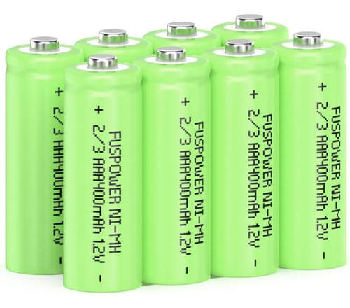 Nimh 2/3aaa Battery 1.2v 400mah 2/3 Aaa Battery For Sol...