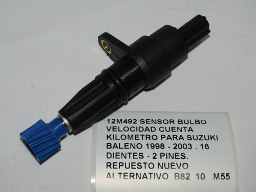 Sensor Bulbo Velocidad Cuenta Kilometro Suzuki 1998-2003
