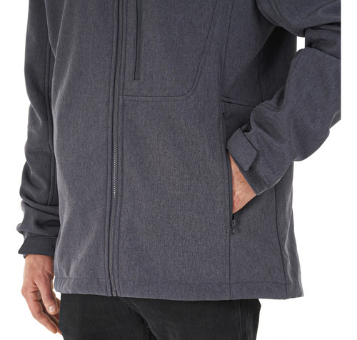 Chaqueta Hombre Macaya Softshell Hoody Melange Azul Lippi