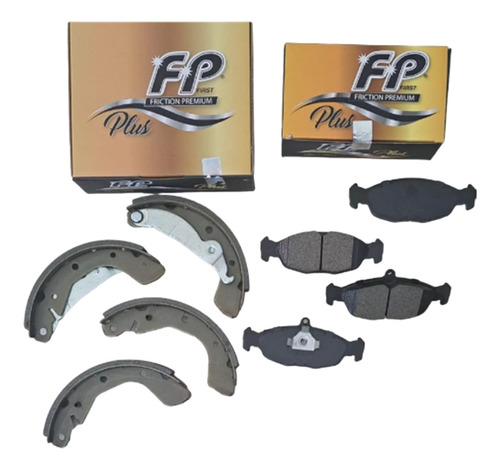 Kit Balatas Delanteras Y Traseras Chevy 1994 - 2012 Fp