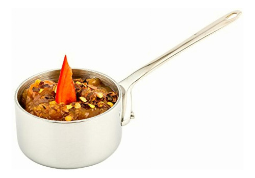 Restaurantware Mini Sauce Pan, Stainless Steel, Commercial