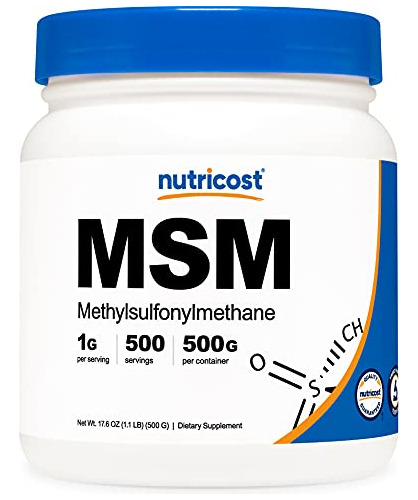 Nutricost Pure Msm Powder 500 Gramos (metilsulfonilmetano)