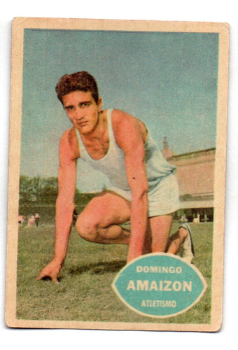 Figurita Tarjeton Futbol Golazo 1965 N 139 Amaizon Atletismo