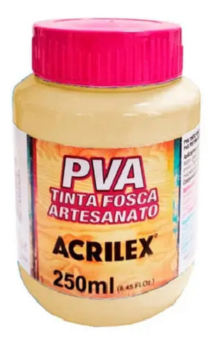 Tinta Pva Acrilex 250ml 525 Camurça Cor CAMURÇA 525