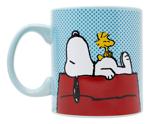 Silver Buffalo Peanuts Snoopy And Woodstock House - Taza De