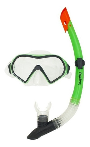 Set De Snorkel Y Mascara Hydro Star Para Adultos Buceo 