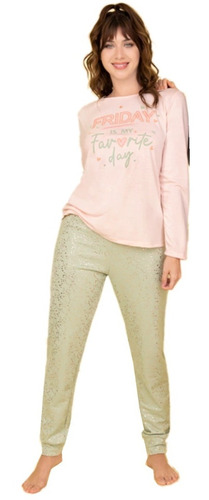 Pijama Mujer Invierno So Best Day So Pink 11665