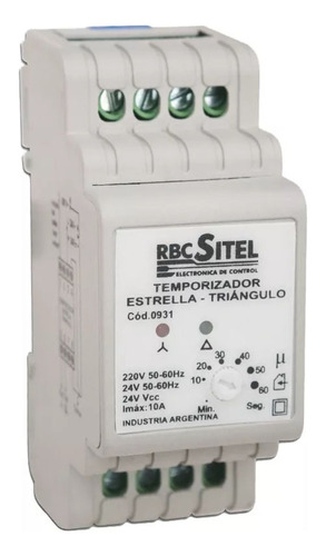 Temporizador De Arranque Estrella A Triangulo 24v - 220v Rbc