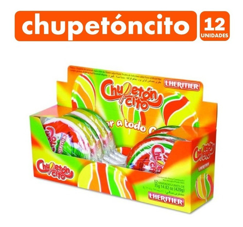 Caramelo Paleta Chupetoncito (caja Con 12 Unidades)