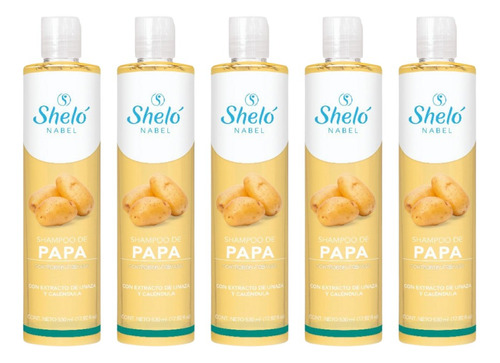 5 Pack Shampoo De Papa Shelo 530 Ml