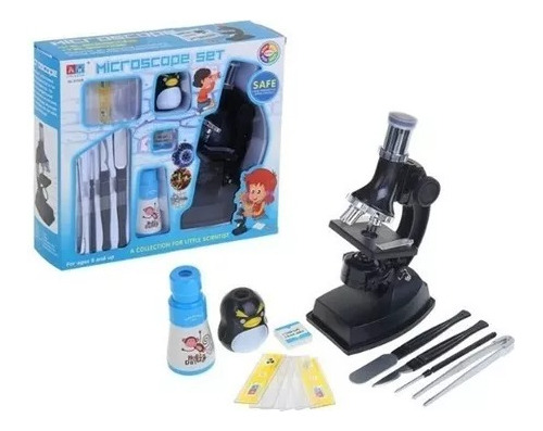 Set Microscopio Para Niños C/accesorios Chn Aoua Bunny Toys