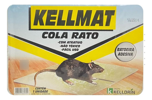 Armadilha Adesiva Pega Rato Kelldrin Não Toxica - 1 Un