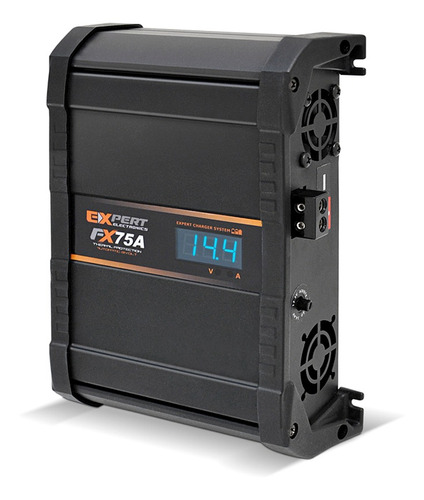 Fonte Automotiva Expert Fx 75a Slim Bivolt Voltímetro Cooler