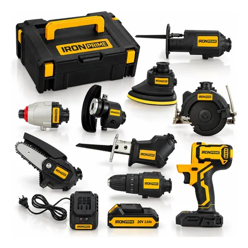 Kit 8 Peças Ferramenta Elétrica Multifuncional