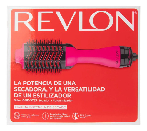 Cepillo Revlon® One-step Voluminizador Y Secador Rosa