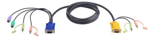 Cable Kvm Ps/2 Con Audio Y Sphd 3 En 1 De 1,8 M Aten 2l5302p