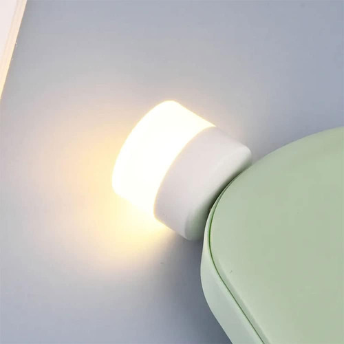 Juego De 4 Luces Usb Por Noche, Mini Foco Led, Enchufab...