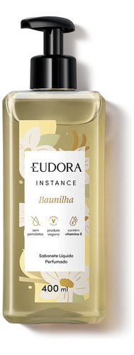 Eudora Instance Sabonete Líquido Perfumado Baunilha 400ml