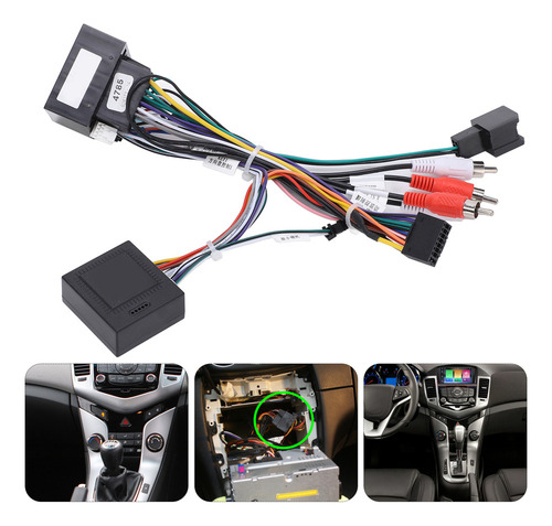 Adaptador De Arnés De Cableado Estéreo Can Bus Box De Repues