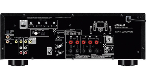 Yamaha Rx-v385 Sintoamplificador A/v 5.1 - Audionet Negro