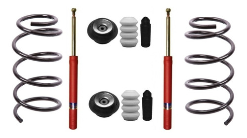 Kit 2 Amortiguadores Gol Power 1.6 Cazoletas Del Tyf Espiral