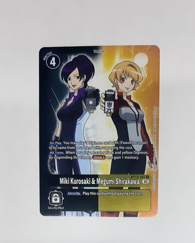 Carta  Tamer Miki Y Megumi Bt Digimon Tcg Bt13 Royal Knights