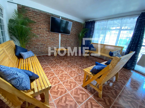 Casa Amueblada En Renta En El Centro De Ecatepec Todo Incluido, Alberca, Patio Y Excelente Ubicación, 94149