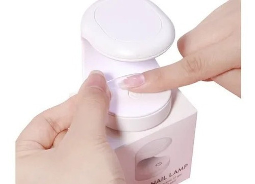 Lámpara Mini Uñas Led Gel Acrilico Luz Uv Practica 