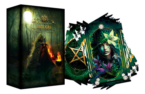 Kit 3 Tarot Mistérios Baralho Bruxas Cigano E Maria Padilha