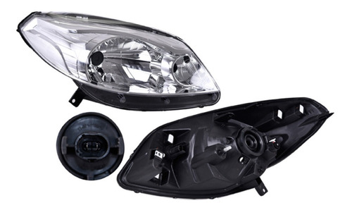 Faro Depo Renault Sandero 12-16