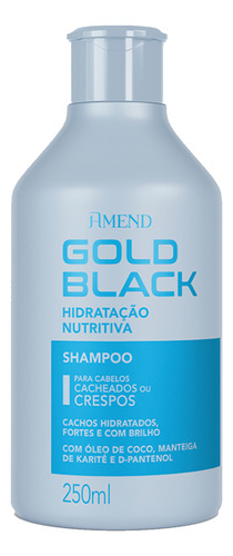 Amend Gold Black Shampoo Hidratação Nutritiva - 250ml