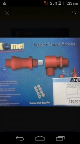 Inyector De Fertilizantes Venturi 3/4