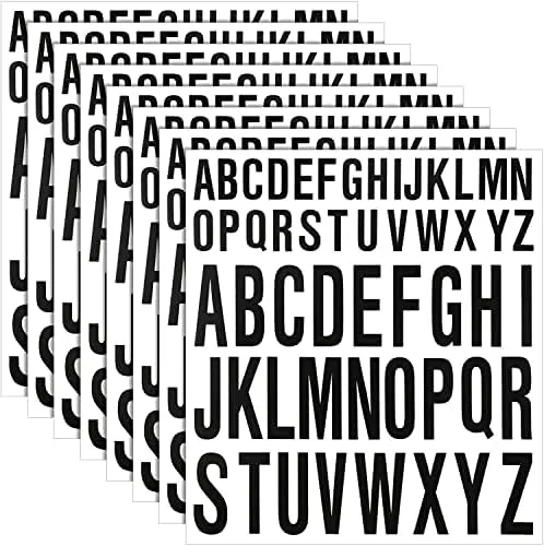 8 Hojas De Letras Autoadhesivas Adhesivas En Letras De Vinil Cuotas 8-hojas-de-letras-autoadhesivas-adhesivas-en-letras-de-vinil-cuotas