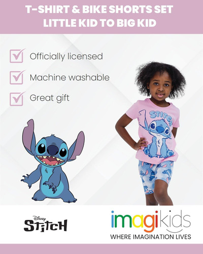 Conjunto De Atuendos Disney Lilo & Stitch Para Niñas Pequeña