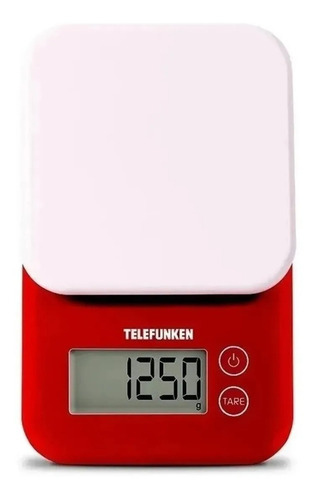 Imagen 1 de 5 de Balanza De Cocina Digital Alta Precision Telefunken 3kg Jmp