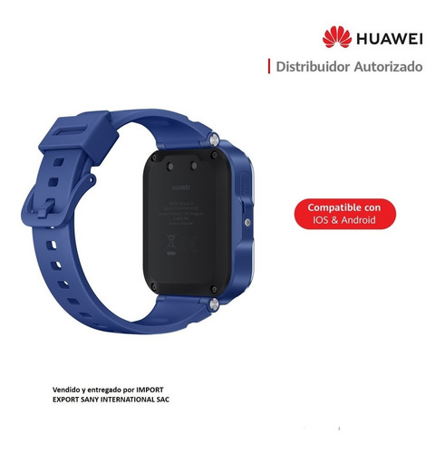Imagen 4 de 4 de Smartwatch Huawei Watch Kids 4 Pro 8gb Rom Azul