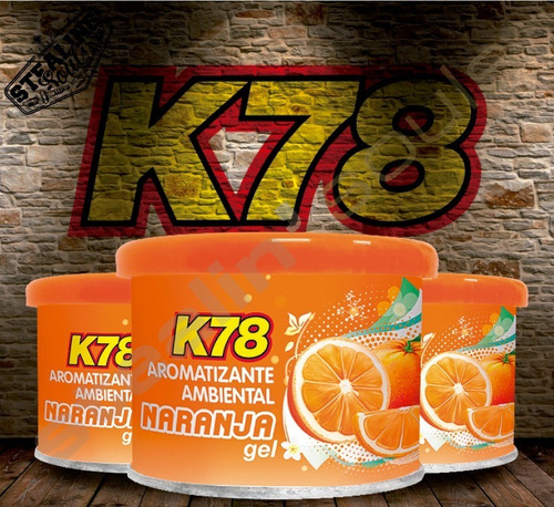 K78 | Naranja | Fragancia Perfume | Aromatizante Gel | 80gr