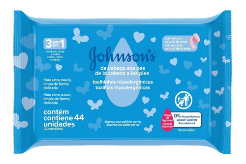 Toallitas Hipoalergénicas Para Bebé Johnson's® X44