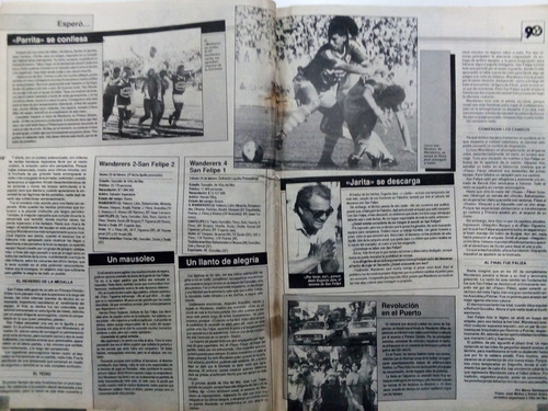 Revista Minuto 90 -pato Yañez A Colo Colo Y S.w. A Primera (Usado)