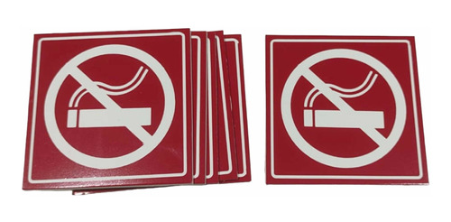 3 Letreros No Fumar Señalamiento Restaurante Hotel Bodegas