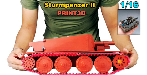 Kit Modelismo Sturmpanzer Ii Escala 1/16