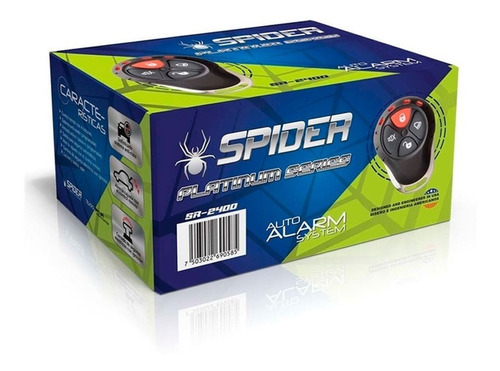 Alarma De Seguridad Universal Para Auto Spider Sr-2400