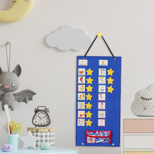 Horario Visual Para Niños Con 72 Actividades Tarjetas En .