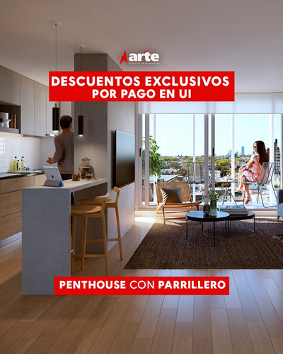 Venta De Apartamento De 1 Dormitorio Con Terraza Al Frente Penthouse