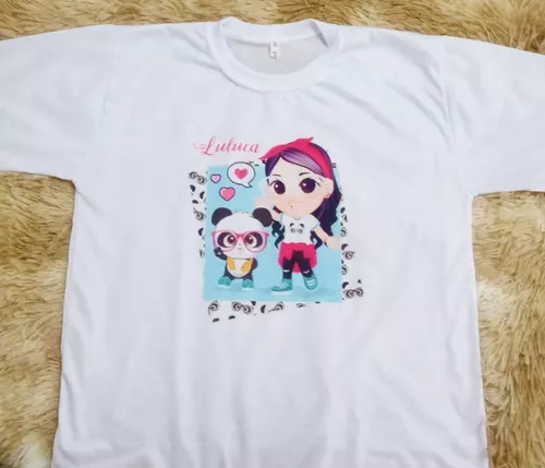 Camiseta Luluca E Panda r Unissex Infantil Adulto